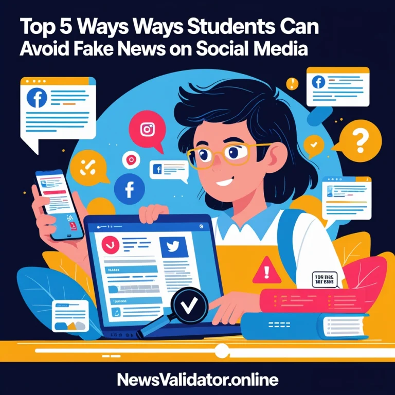 Top 5 Ways Students Can Avoid Fake News on Social Media